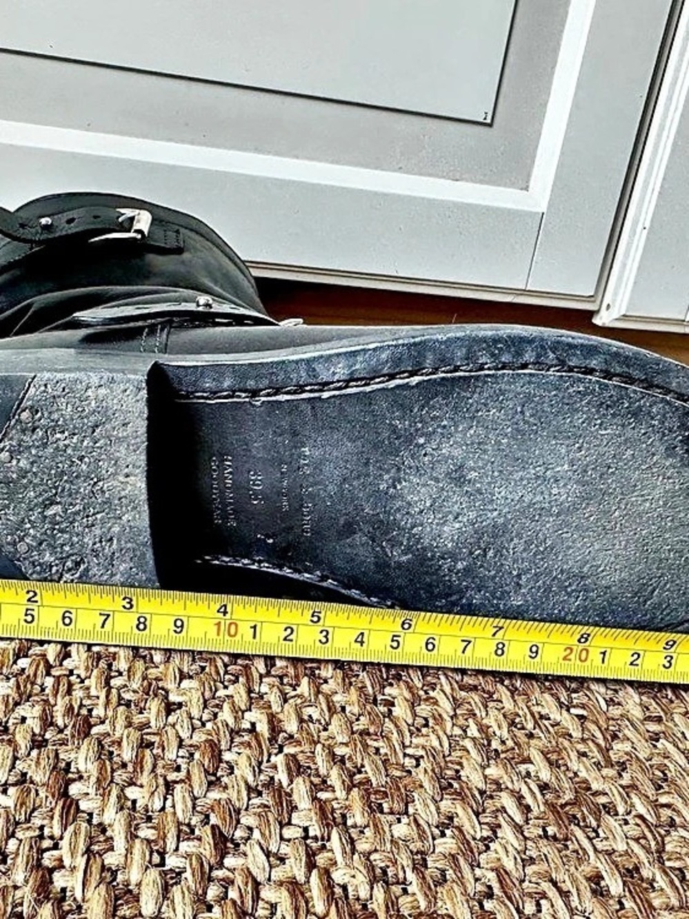 Rag and Bone Black Leather biker Boots - Picture 5 of 6